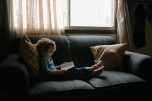 1st grader reading