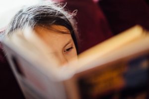 3rd grader reading