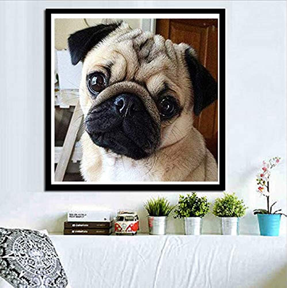 If you’re a dog lover, then making a pug diamond painting is what you definitely want to try out!
